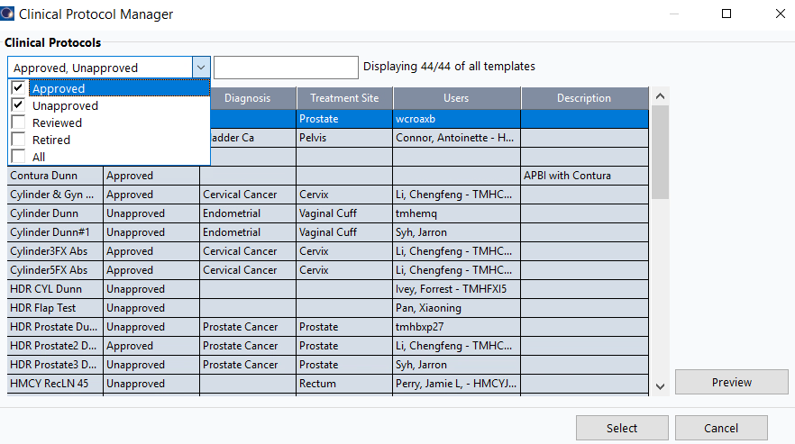 Clinical Protocol