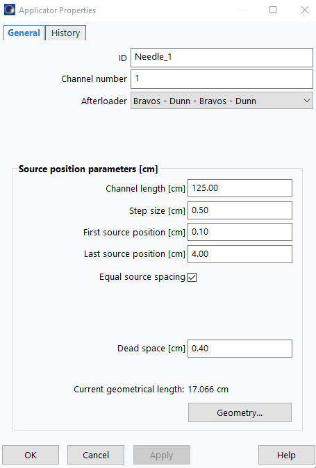Applicator Properties