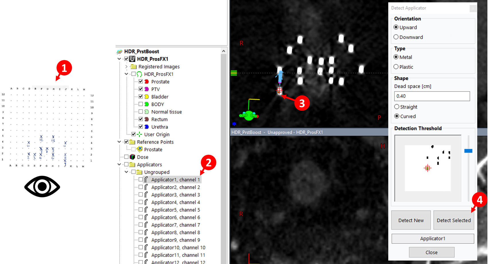 Detect Remaining Applicators